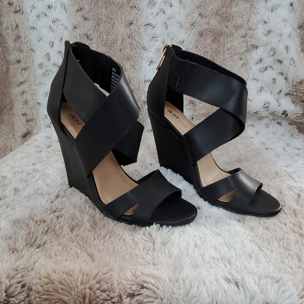 JustFab Wedge Sandals